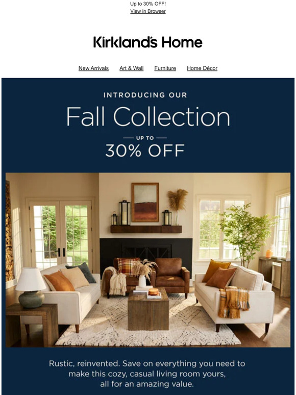 Kirkland's Home New Month, New Arrivals Discover Our Fall Collection