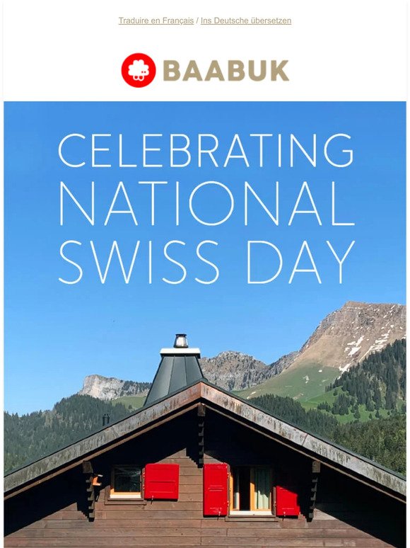 Join us in Celebrating National Swiss Day 🇨🇭