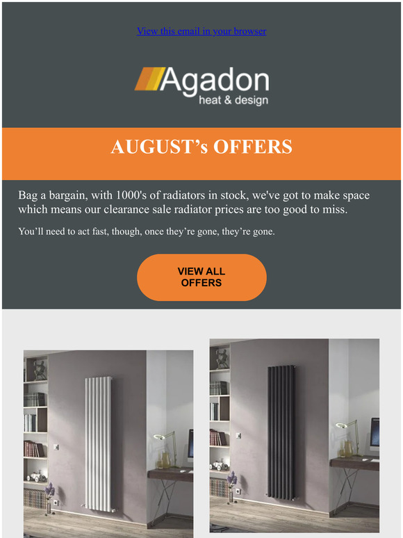 View August's Designer Radiator Offers