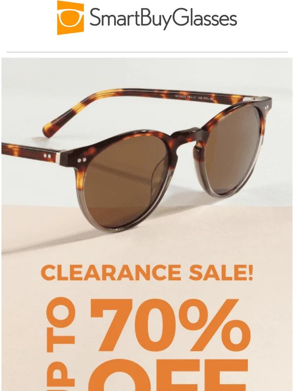 Get up to 70% off clearance