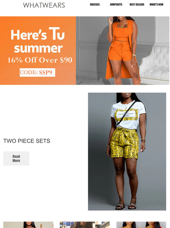 Congrats! You win 16% Coupon from WhatWears!