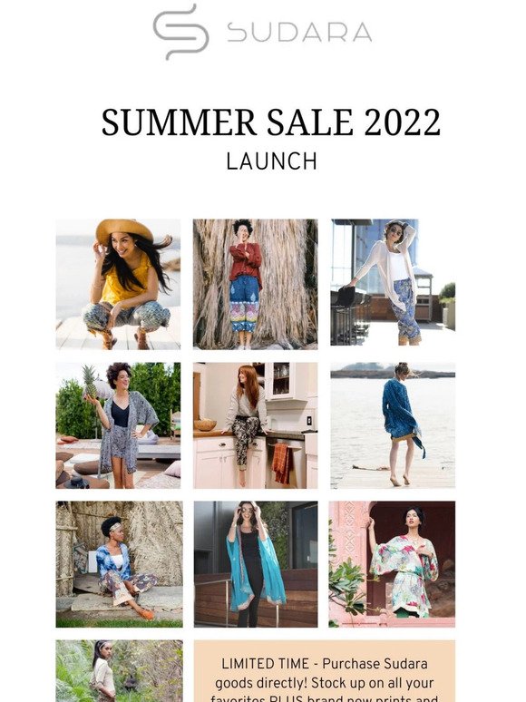The Sudara Summer Sale is here 🎉