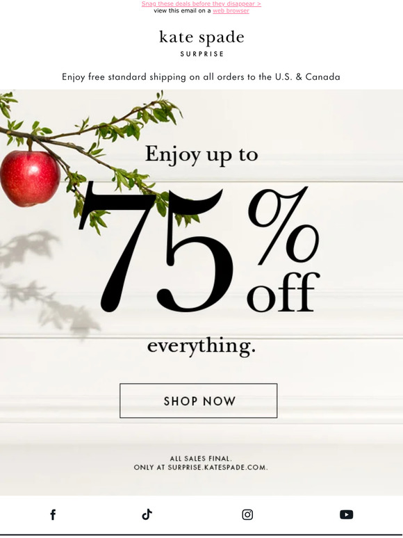 Kate Spade New York Email Newsletters Shop Sales, Discounts, and