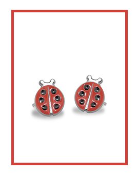 Mini Additions™ Ladybug Earrings