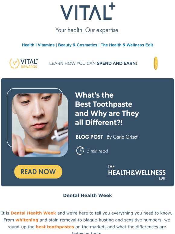 Vital Pharmacy Dental Health Week What’s the Best Toothpaste and Why
