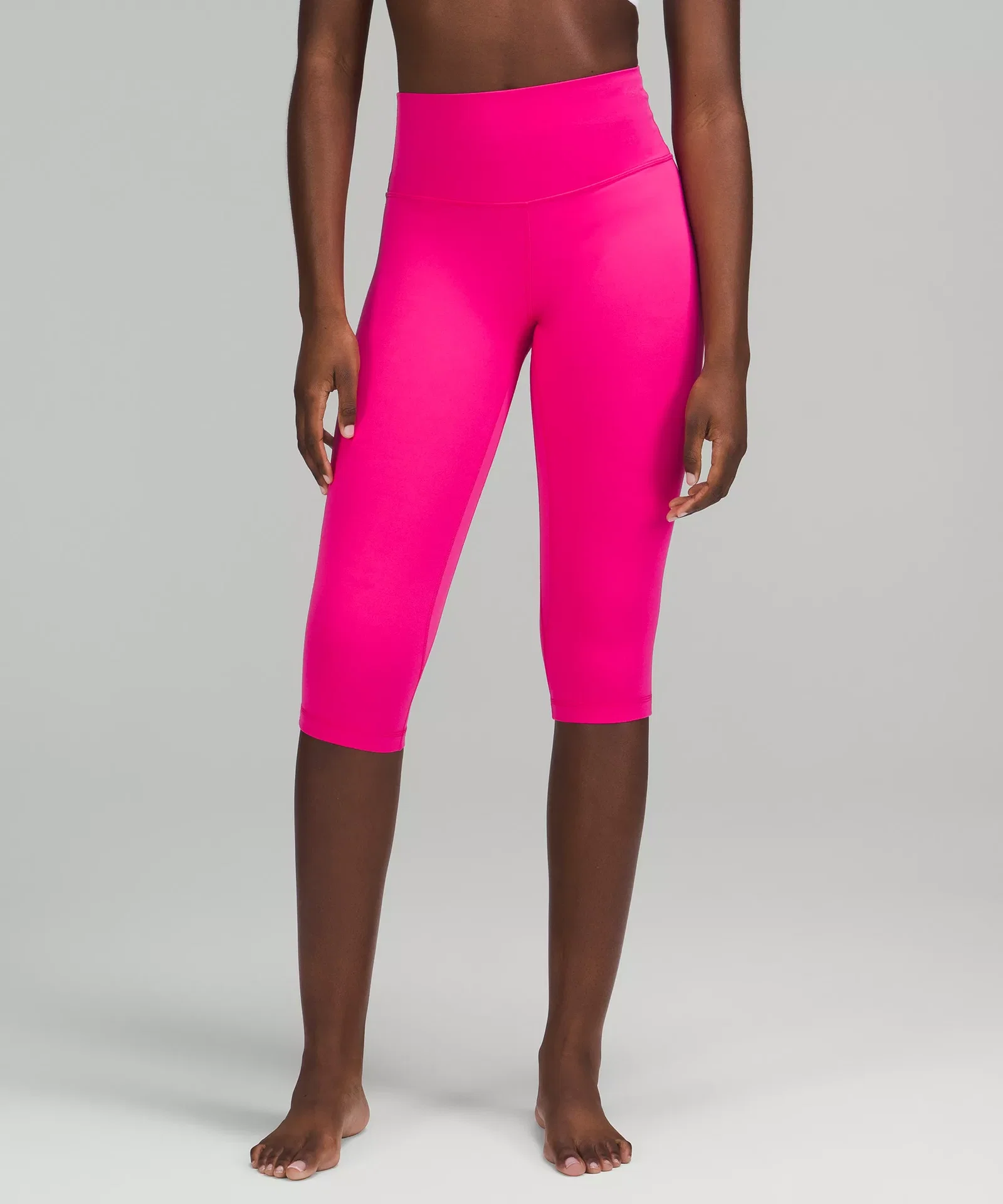 lululemon Align™ High-Rise Crop 17 inches in Sonic Pink
