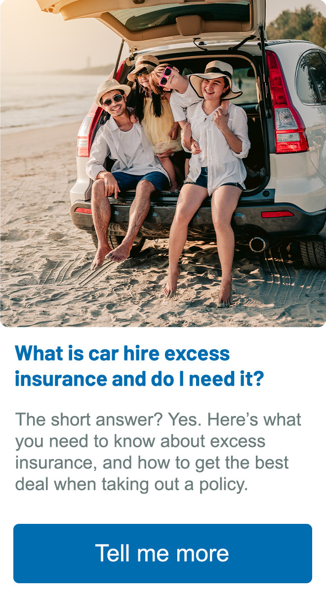 TravelSupermarket Car hire excess insurance explained 🚗 Milled