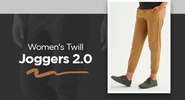 Women's Twill Joggers 2.0