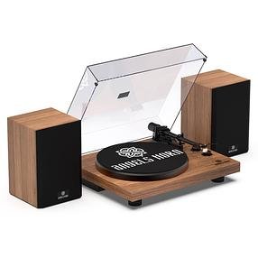 ANGELS HORN H00501 Hi-Fi Bluetooth Turntable with Stereo Bookshelf Speakers