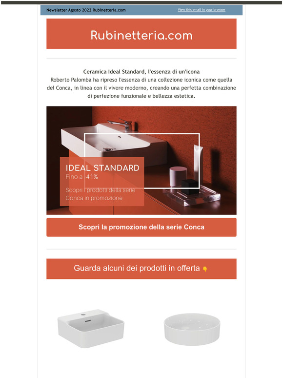 Ideal Standard serie Conca in offerta 🔥