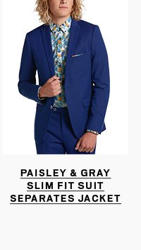 Paisley & Gray Slim Fit Suit Separates Jacket