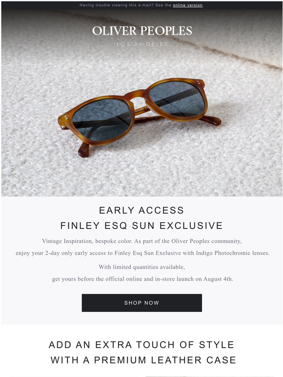 Oliver Peoples Eyewear: Finley Vintage | Milled