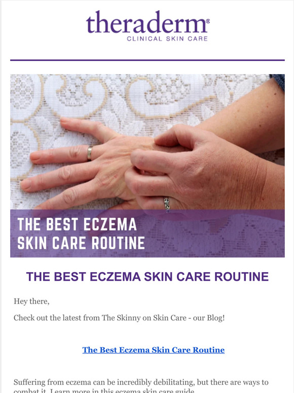 Therapon Skin Health The Best Eczema Skin Care Routine More From The Skinny On Skin Care Blog 4170