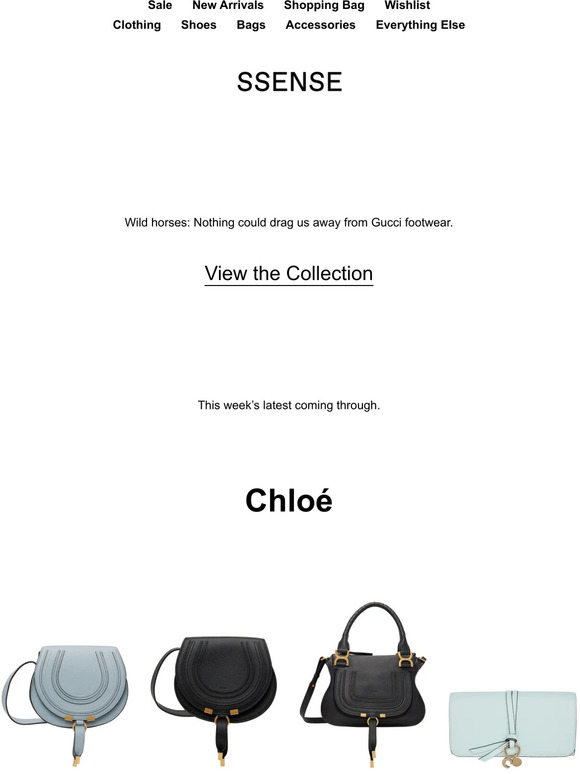 Gucci, Chloé, and Acne Studios just landed
