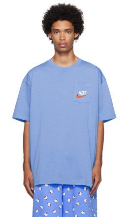 Nike - Blue Cotton T-Shirt