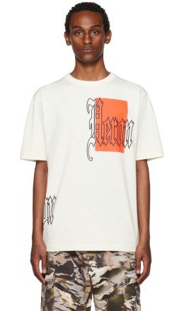 Heron Preston - Off-White Gothic Color Blocks T-Shirt