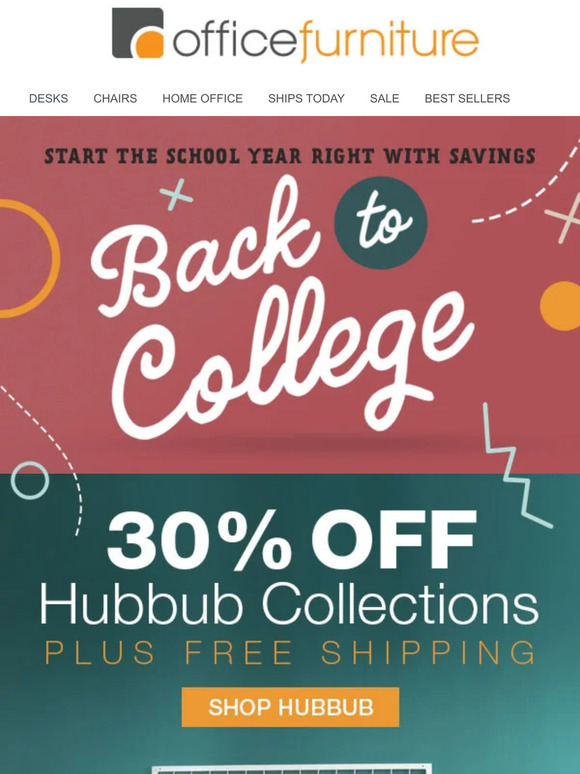 Go Back To College With 30% Off Hubbub Collections