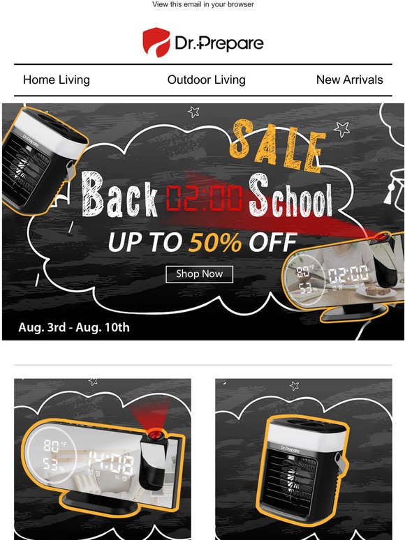 Up to 50% Off for Back To School Sale❤