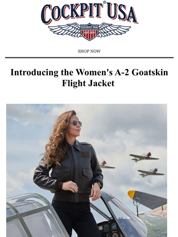 Cockpit USA Women's Raider Jacket Brown USA Made