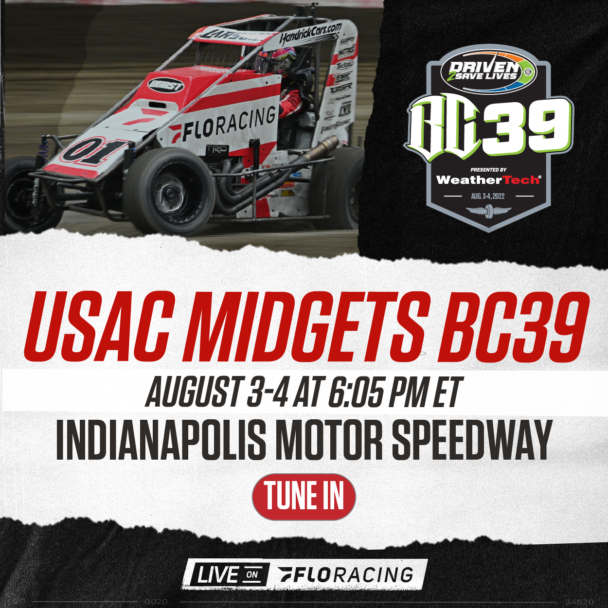 NASCAR: Tune In TONIGHT To The BC39 At The Dirt Track At IMS! | Milled