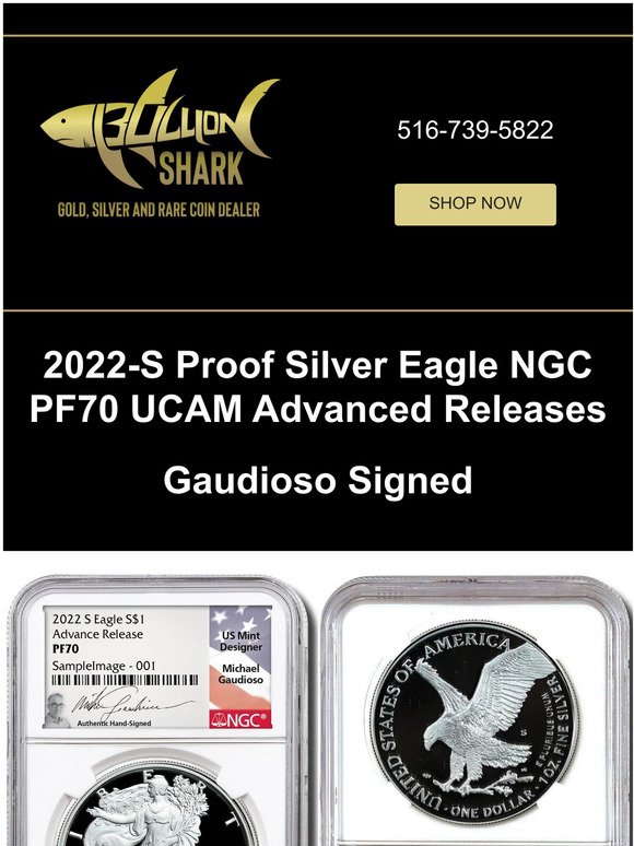 Engraver signed, Advanced Release Silver Eagles!