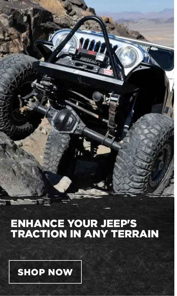 Enhance Your Jeep's Traction In Any Terrain