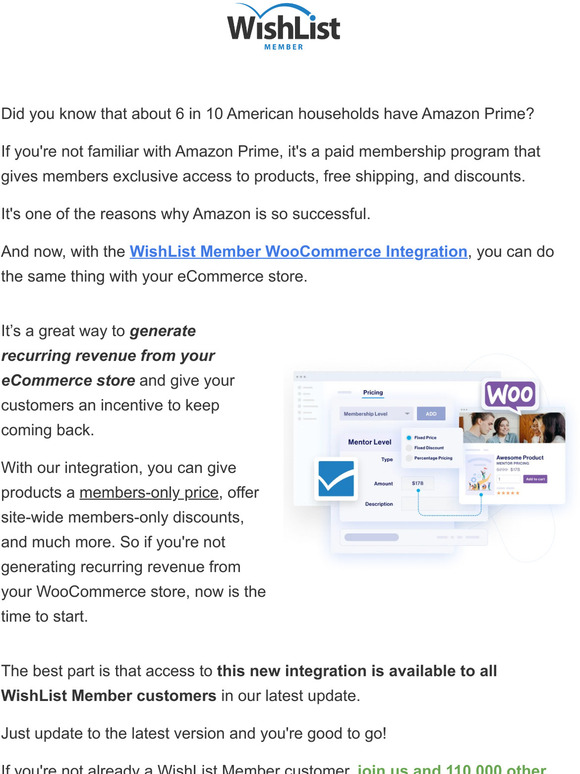 Create your own Amazon Prime with WishList Member