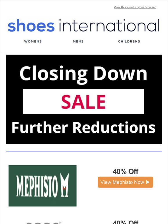 Closing Down Sale - Massive Further Reductions
