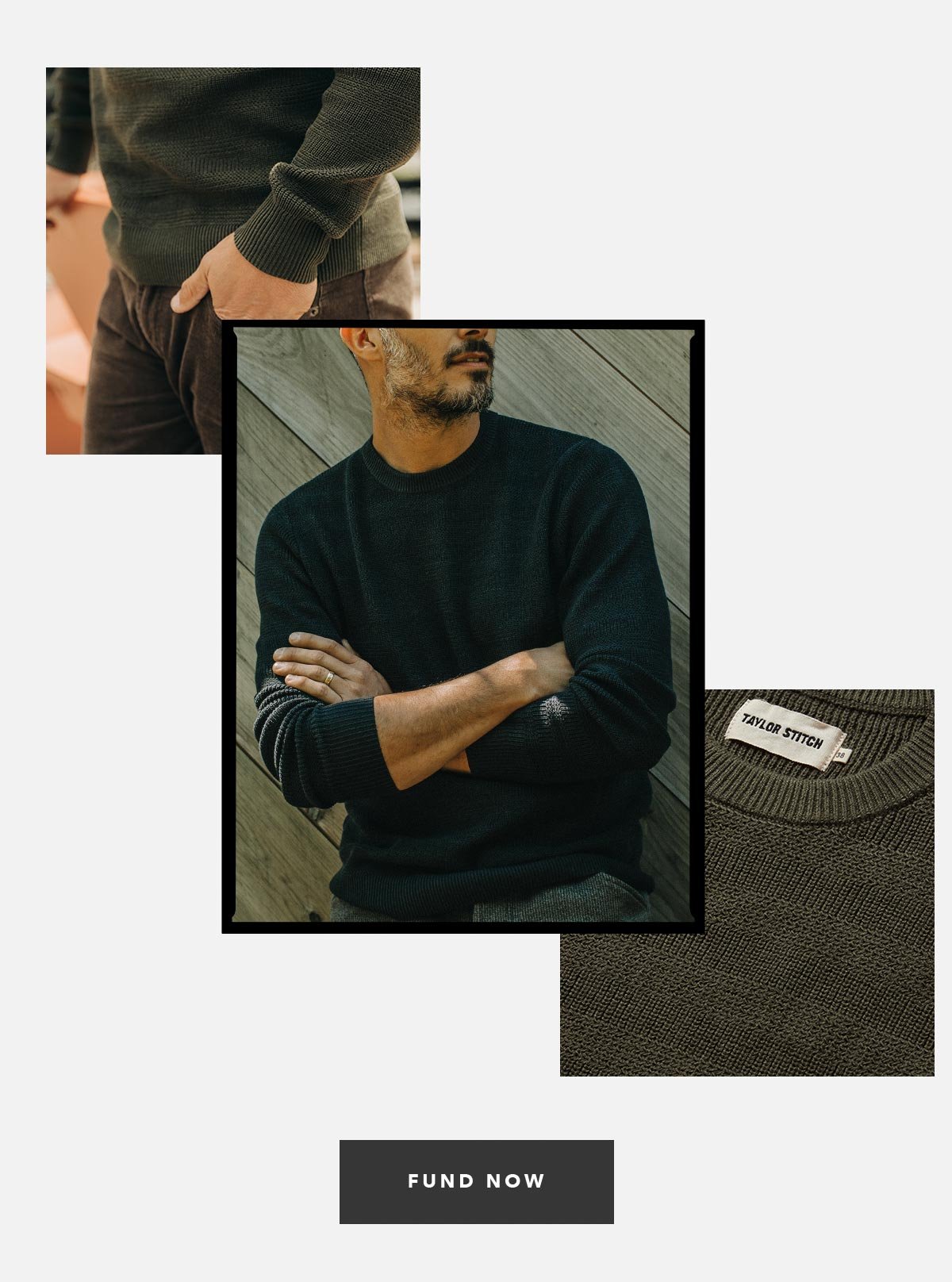 Collage of The Hugo Sweater