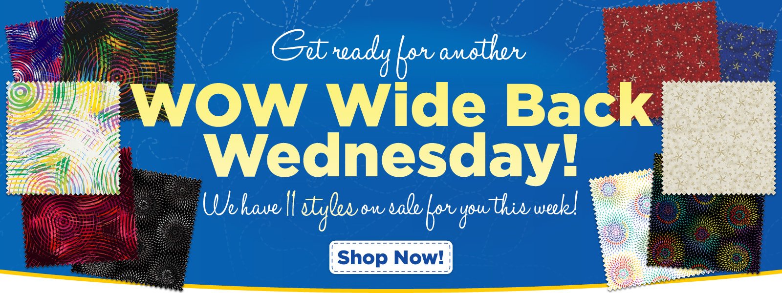 Get ready for another WOW Wide Back Wednesday! We have 11 styles on sale  for you this week!
