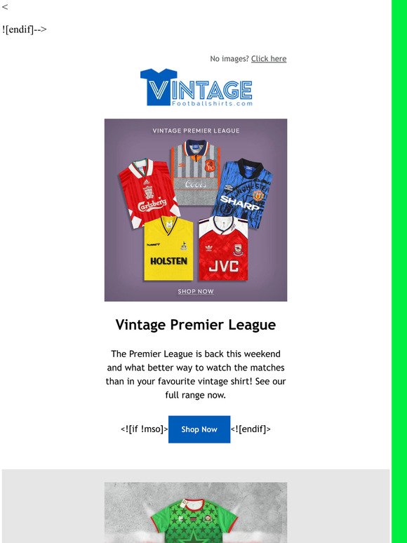 Vintage Premier League and Latest Deals ⚽