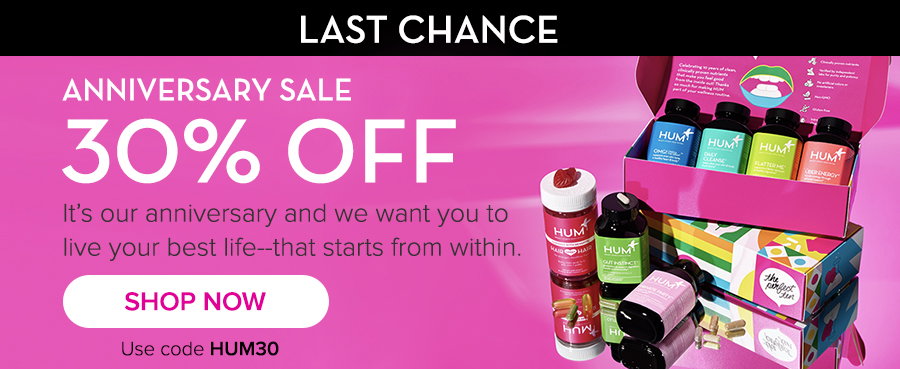 ANNIVERSARY SALE! 30% off with code HUM30.