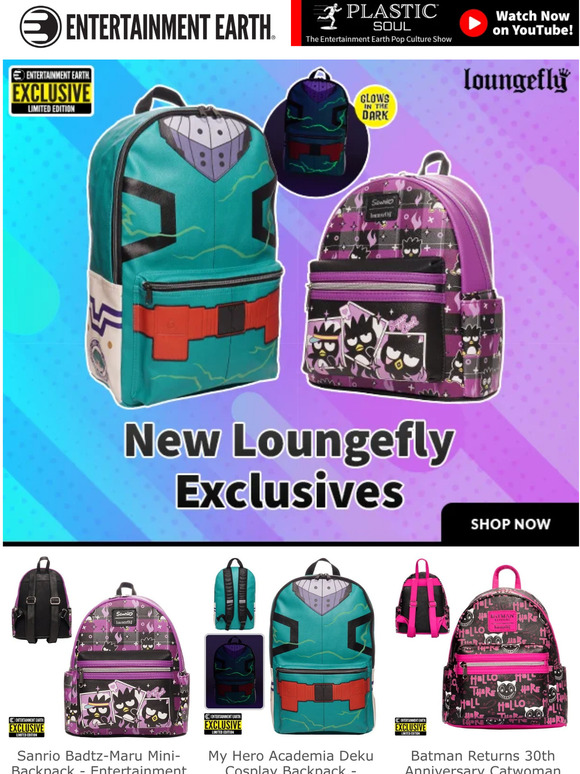 Entertainment Earth New Exclusives from Loungefly! Milled