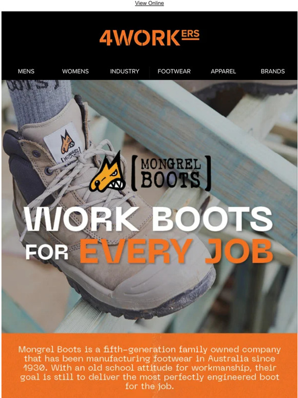 Mongrel Boots | Aussie Born & Bred