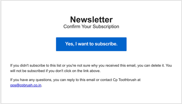 Confirm Your Subscription
