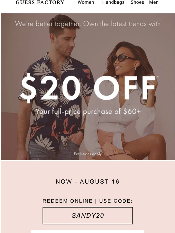 guess factory oakville