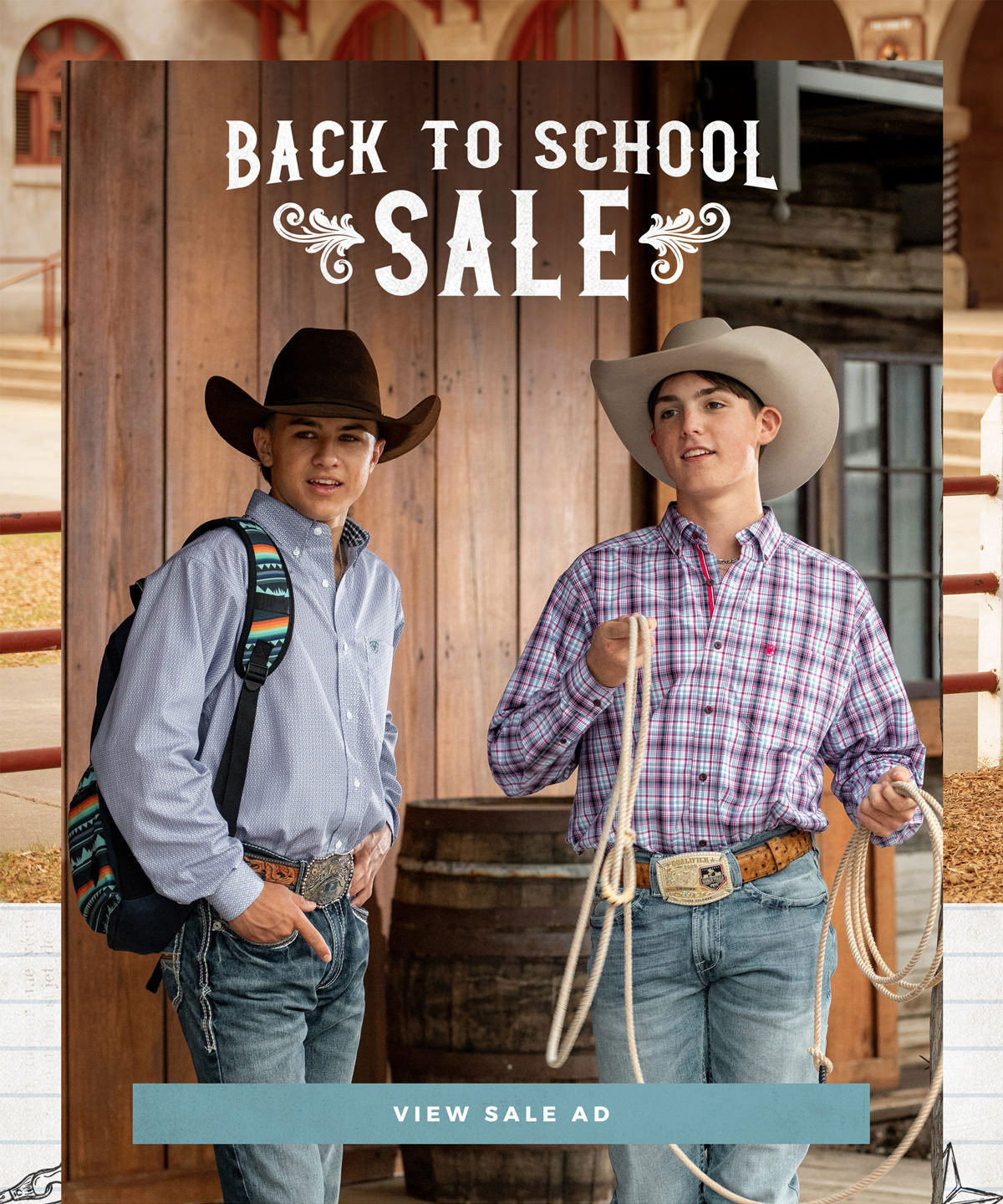 Back to School Sale - View Sale Ad