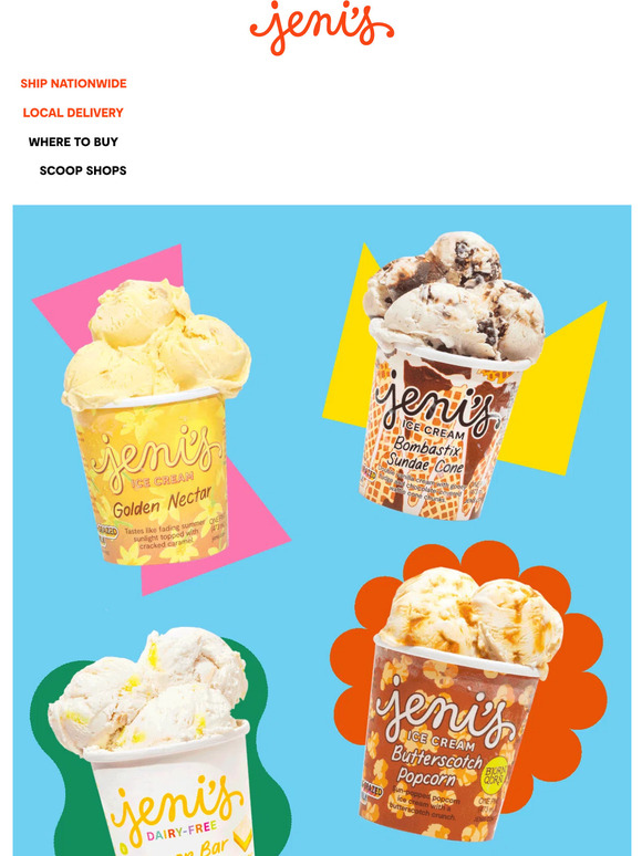 Jeni's Ice Creams Get one of everything at the snack bar Milled