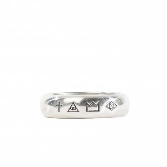 4 Symbols Ring - Silver 