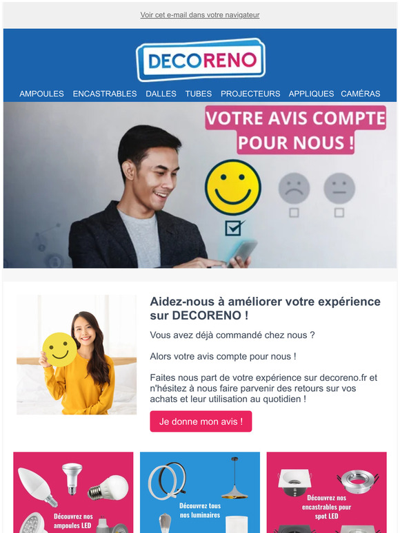Votre avis compte pour nous 😄