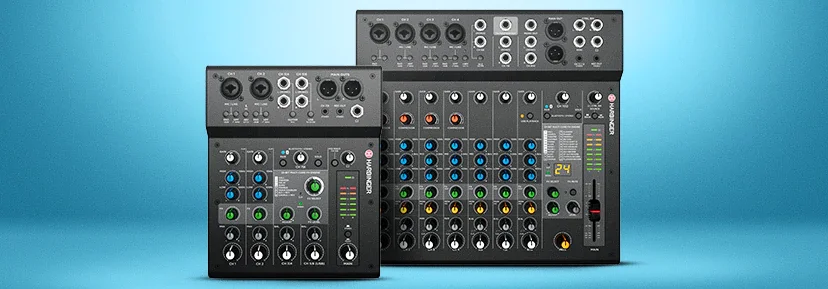 New Harbinger LX series. Multi-channel mixers with Bluetooth and 2x2 USB interface. Shop now