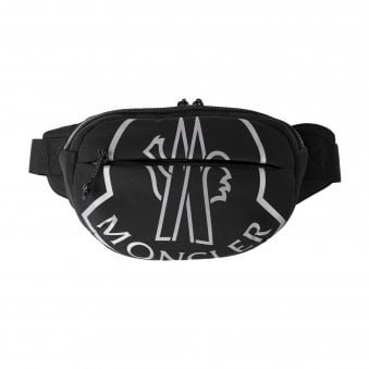 Black & Grey Cut Belt Bag