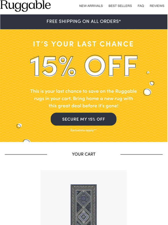 Ruggable Your offer is expiring! Milled