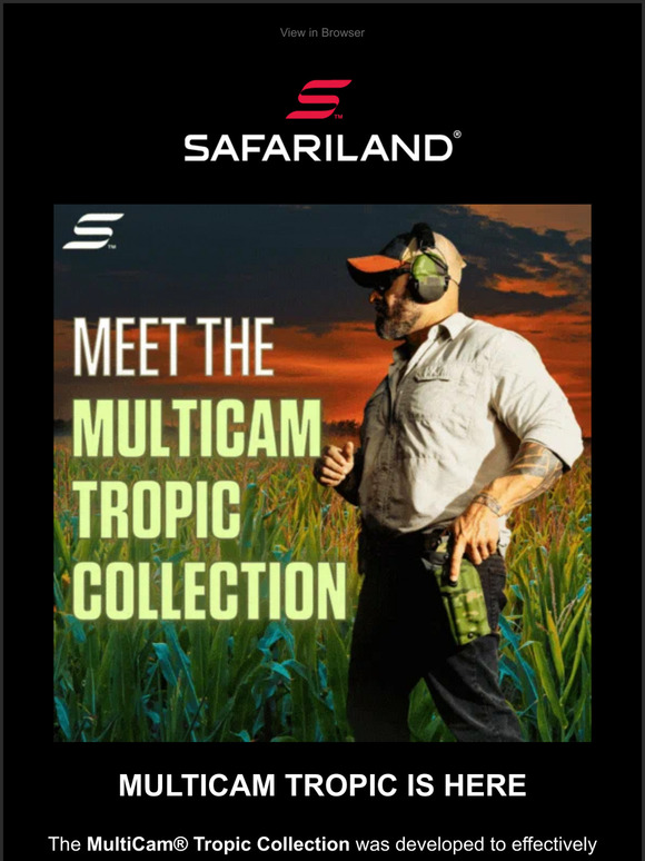 Safariland Gutschein 2 Für 1 2022 the safariland group: NEW MultiCam® Tropic is Here | Milled