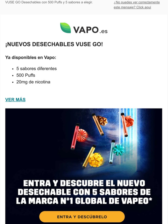 🔥VUSE GO - Desechables