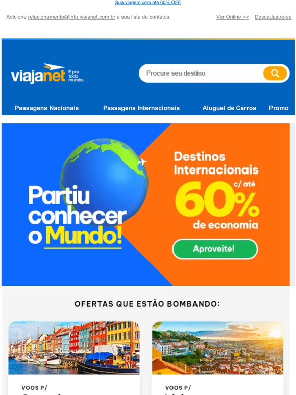 Viajanet: Vem conhecer o MUNDO 🌍 Destinos internacionais imperdíveis ...