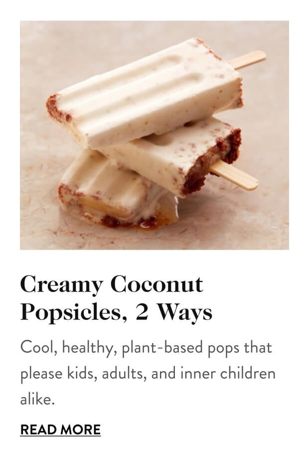 Creamy Coconut Popsicles, 2 Ways