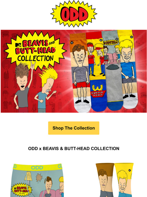THE ODD x BEAVIS & BUTT-HEAD COLLECTION IS HERE!