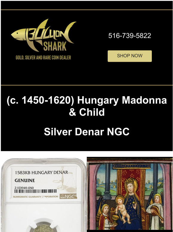 A breathtaking coin featuring the Madonna and Child!