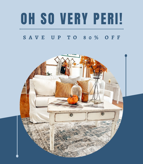 Oh So Very Peri! Save up to 80% off
